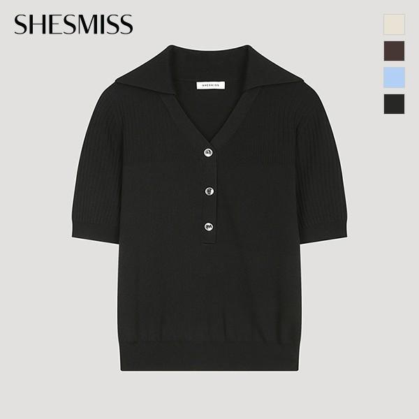 She S miSS Knitting Mix Johnny Collar Knit SSkpoo21530