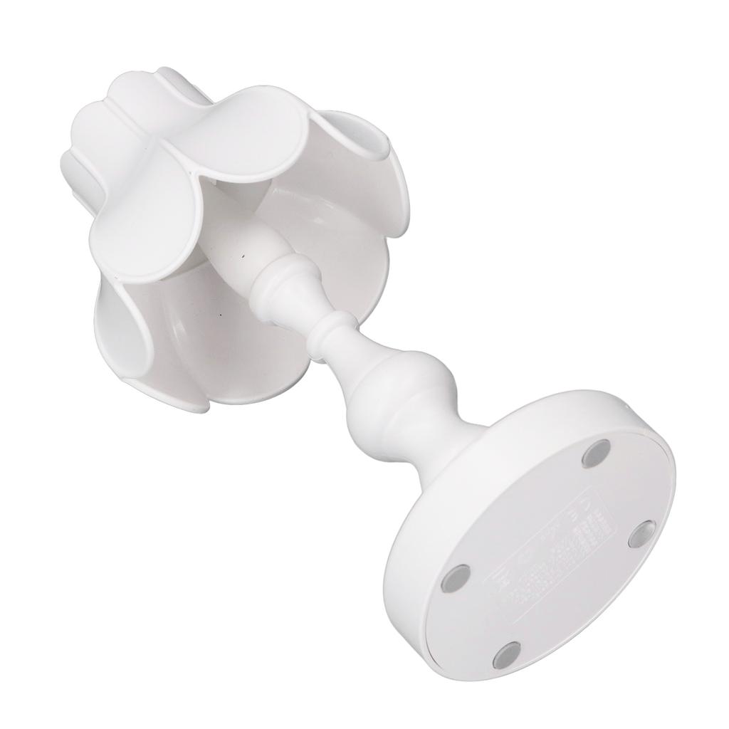 Flower Night Lamp Bedroom   Retro Table Bedside LED Eye Protective Light Rechargeable for Studying