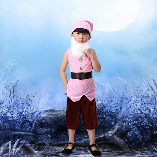 Children's Snow White & Seven Dwarfs Play Costumes: Prince, Hunter, & Magic Mirror Outfits