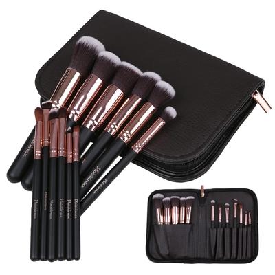 [Makeup Advisor Recommendation] 12 Makeup Brushes Case Makeup Brush Set Cosmetic Pouch Makeup Pouch Foundation Brush Makeup Set Present Prejour