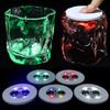 20/1 STÜCKE Leuchtende Tassenaufkleber Lichter 6cm LED Flaschen Untersetzer Lampen für Bar KTV Hochzeitsparty Cocktailgetränke Tassen Vasendekoration