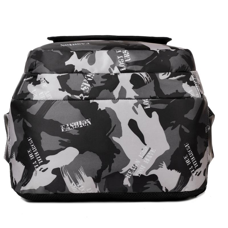 Camouflage Backpack for Men and Women Fashion School Travel Laptop Daypack with Multiple Pockets