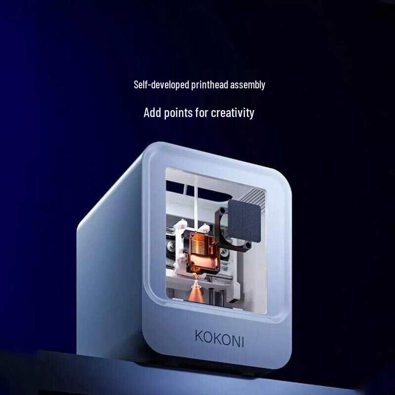 

Compact High-Precision 3D Printer - Multifunctional Desktop Stereoscopic Printer White Supplies (No Machine)