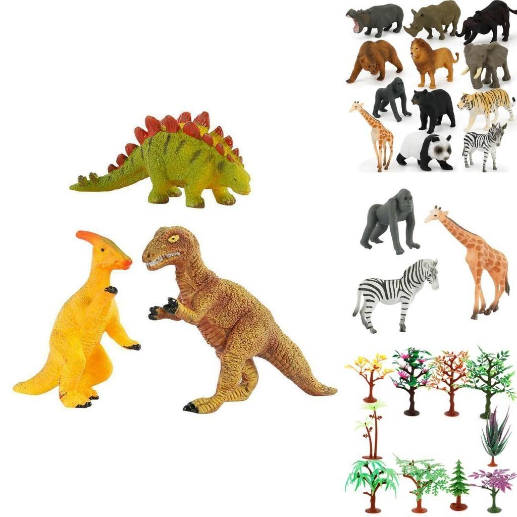 12pcs Kids Toys Small Plastic Figures Complete Sea Zoo Animal Safari Set For Learning Fun