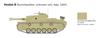 Italeri 1/56 WWII German Sd.Kfz.142/1 Sturmgeschütz III Ausf.G Plastic Model Kit IT25756