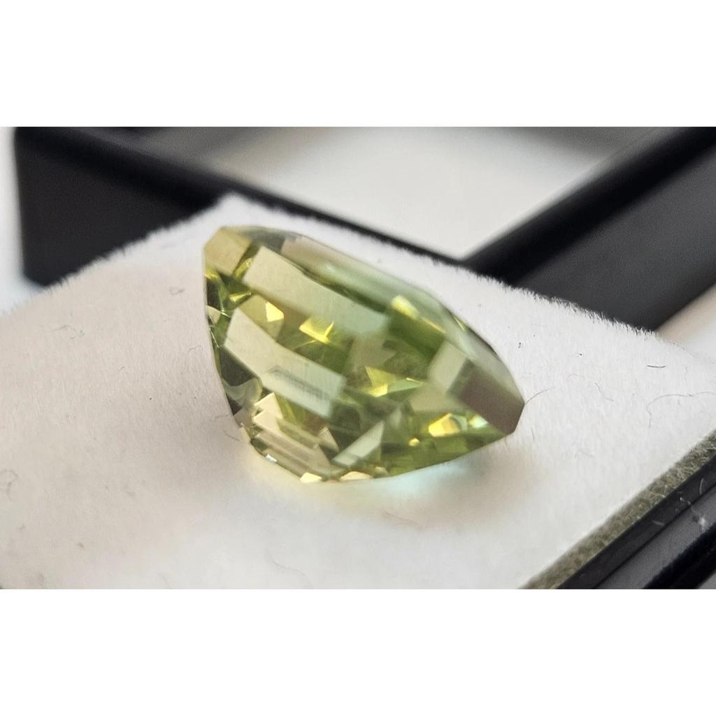5-6 Ct Natural Tourmaline Bi-Color For Making Ring Emerald Cut Gemstone