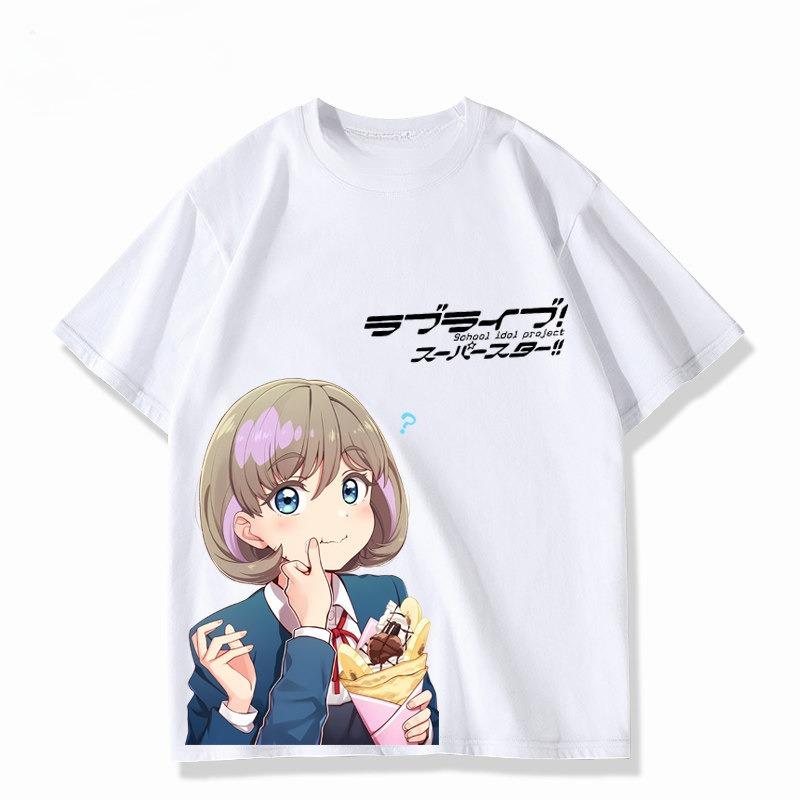 LoveLive! Cotton T-shirt personality Clothes New Model Anime T-shirt Yearround clothing Streetwear Short Short Sleeves Classic