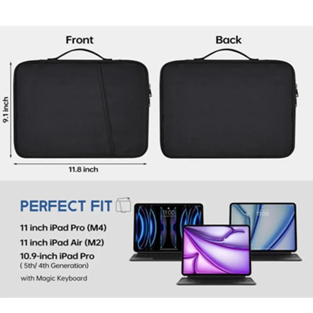 Xiaomi Vodotěsná nárazuvzdorná taška s rukojetí, pouzdro na notebook pro Macbook Air, 11, 12, 13, 13,6 palce, čip M4, M3, M2, kryt Příslušenství