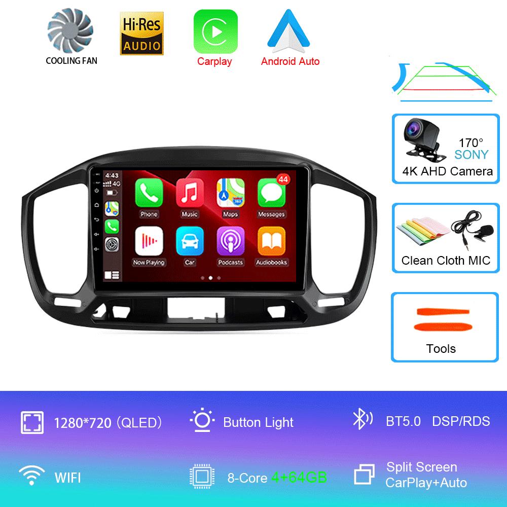 For Fiat Uno 2014 2015 2016 2017 2018 2019 2020 Car Radio Android 14 Carplay Auto GPS Multimedia Player Stereo Video WIFI+4G DSP