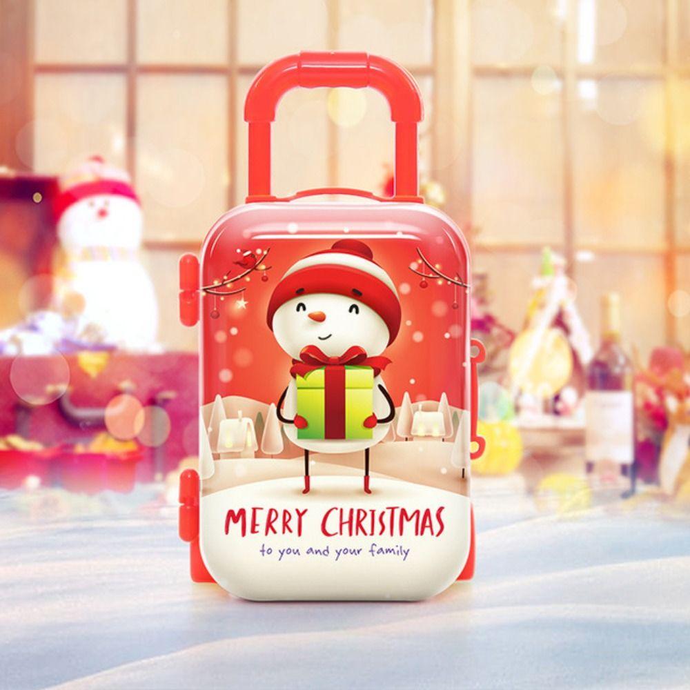 Claus Plastic Dollhouse Decoration Pendant Toys Trunk Doll Handbag Jewellery Box Suitcase Luggage
