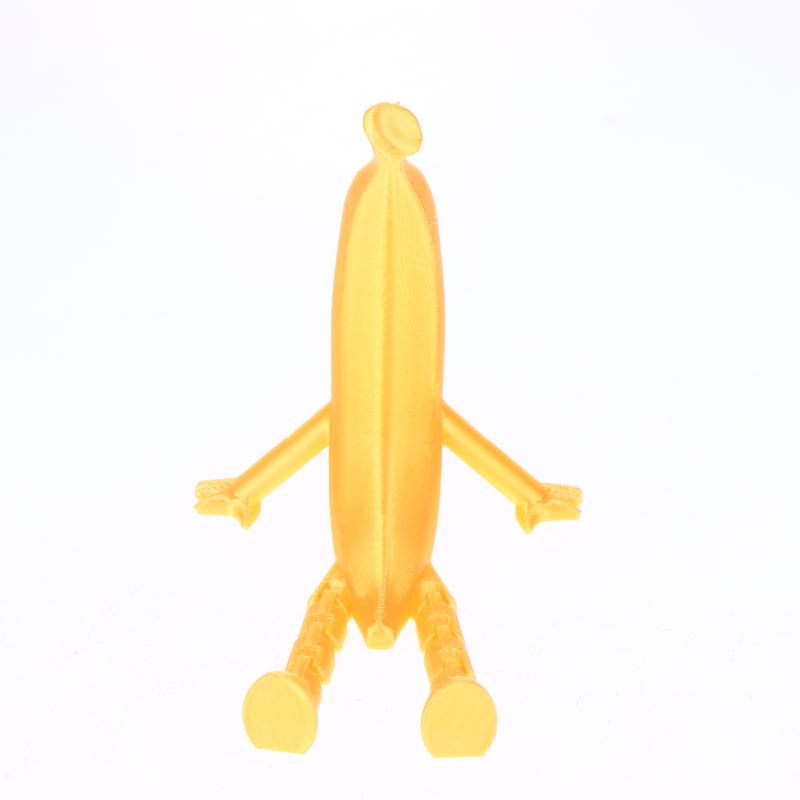3D-gedruckte Spielfigur Bananenmodell Bewegliche Gelenke Simulationsschlange Büro-Desktop-Ornament Osterbasteln Geschenk