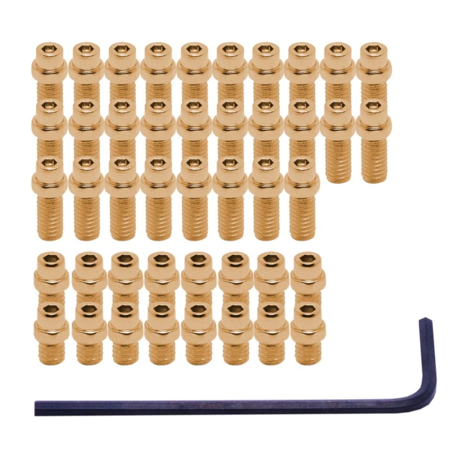 

DMR Flip Vault Pedal Pin 44 Gold Set, Pieces, золотой