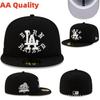 American Style LA Embroidered Baseball Cap - Unisex Flat Brim Hip Hop Hat