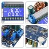 2Pcs DC-DC Buck Boost Converter Module 5.5-30V to 0.5-30V 4A 35W Adjustable Step Up Down Voltage Regulator LCD Digital Voltmeter