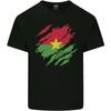 Torn Burkina Faso Flag Day Football Kids T-Shirt Childrens