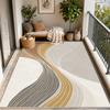 Nordic Abstract CARPET FOR LIVE ROOM Striped Home Decoration Balcony Outdoor Rugs Washable Antiskid Lounge Floor Mats Bedside