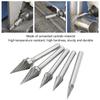 5PCS Double Cut Carbide Rotary Burrs 6mm Shank Carbide Burr Set Carbide Cutting Heads  Auto Shop