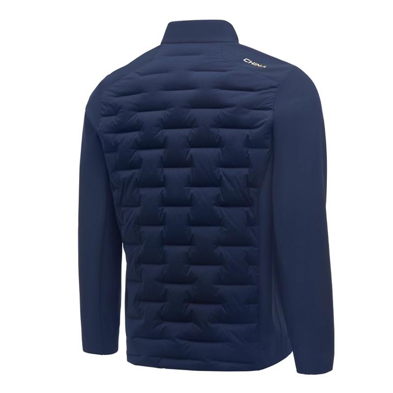 Anta Simple Versatile Stand Collar Casual Zipper Sports Warm Down Jacket Women Outerwear 462540104-2