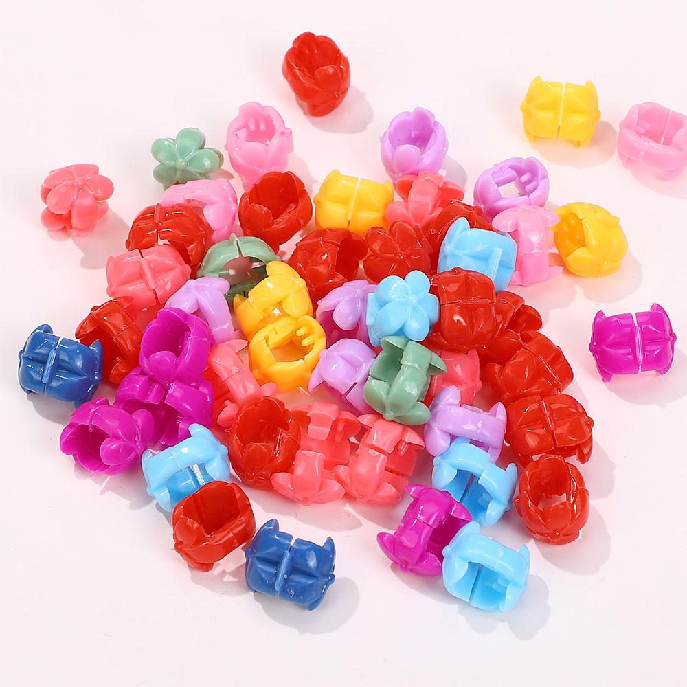 

100 шт. Барвисті маленькі дитячі шпильки для волосся Милі квіти Зірки Затискачі для волосся Стайлінг Зачіска Коси Шпильки Дитячі аксесуари для волосся Головні убори