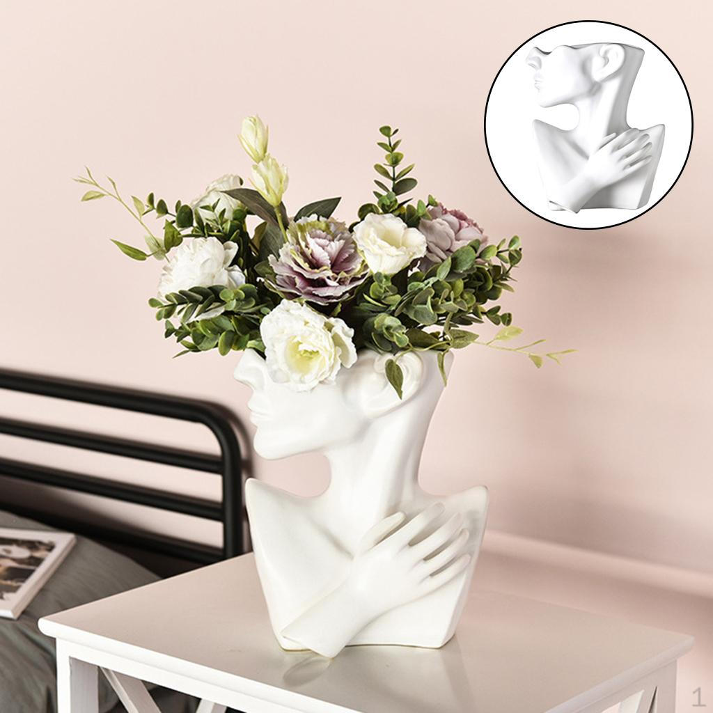 

Flower Vase Arrangement Pot Tabletop Ornament Planting Flowerpot Garden