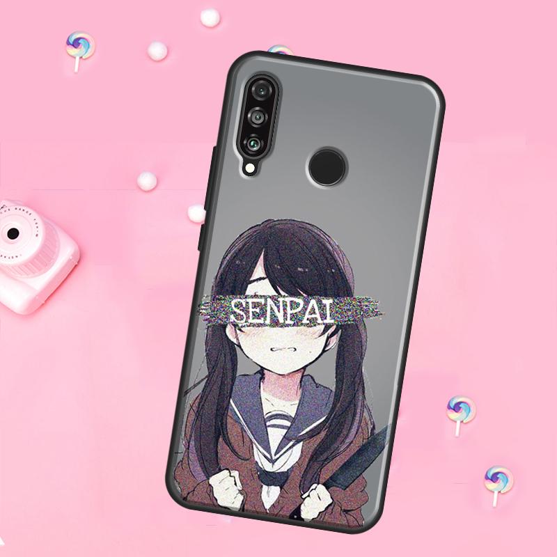 Sugoi Senpai Anime For Huawei Nova 12s 12i 8i 11i 9 10 SE Y60 Y70 Y90 Y72 Y73 Y61 Y91 P60 Pro P30 P40 Lite Case