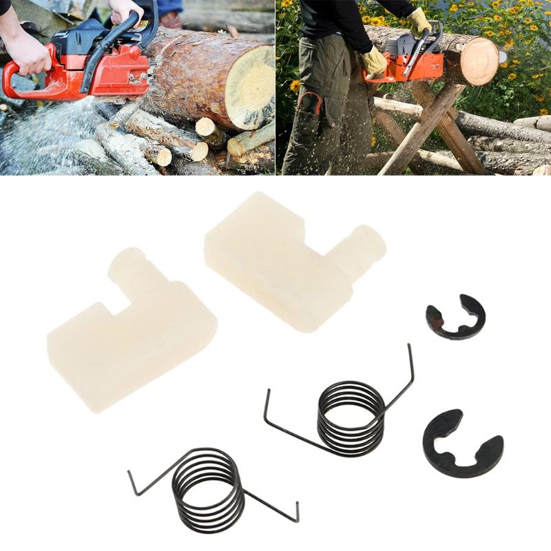 Durable Chain Saw Flywheel Starter Pawl + Spring + Clip For Chainsaw Parts 4500/5200/5800/43CC/45CC Flyhweel Accessories