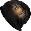 Cool Animal Tiger Unisex Adult Beanie Hat Winter Outdoor Slouchy Warm Hat Printing Skull Cap Stretch Knit Beanies Print Beanie