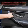 2x Carbon Fiber For BMW 3 Series F30 F34 Car Inner Door Handle Sleeve Cover Trim