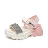 Diamond dad sandals women wear 2025 summer new Internet celebrities gradual change platform women's shoes, sports sandals outdoor