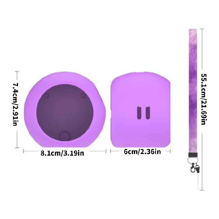 Water Resistant Silicone Case For Punirunes Digital Pet Toy Soft Shockproof Protective Sleeve Covers with Lanyard