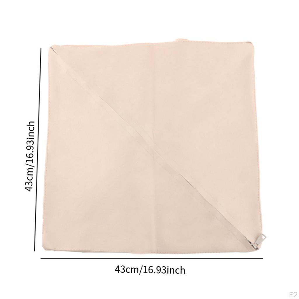 Cover for Pouf Footstool Floor Cushion Seat Bedroom and Office