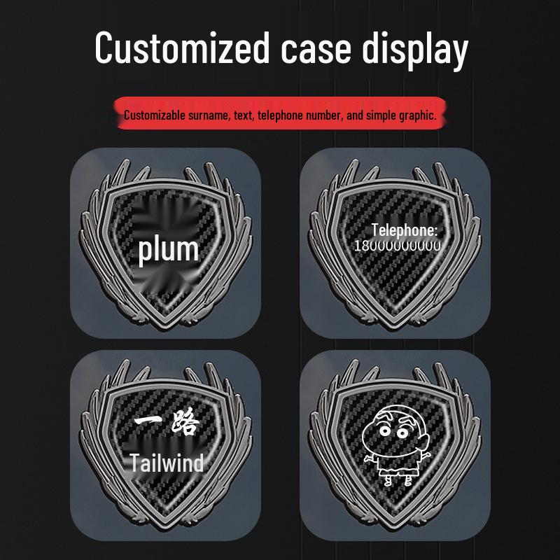 Pagani Huayra & Zonda Car Metal Badge Window Logo Sticker