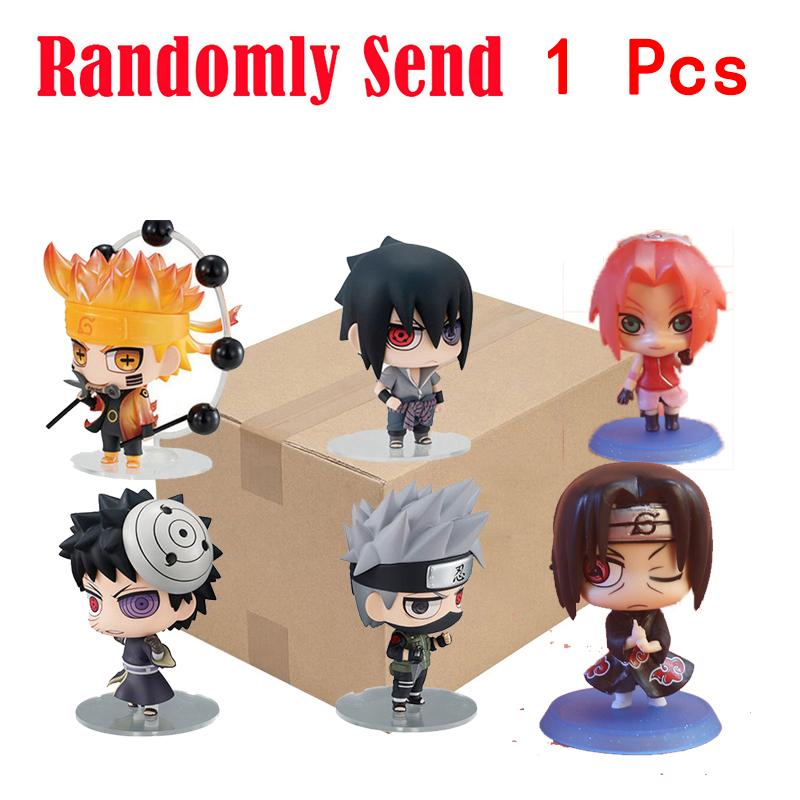 Anime Naruto Figure Kakashi Sasuke Q Version Model Toy Anime Figure Tabletop Decoration dDecorative Gifts
