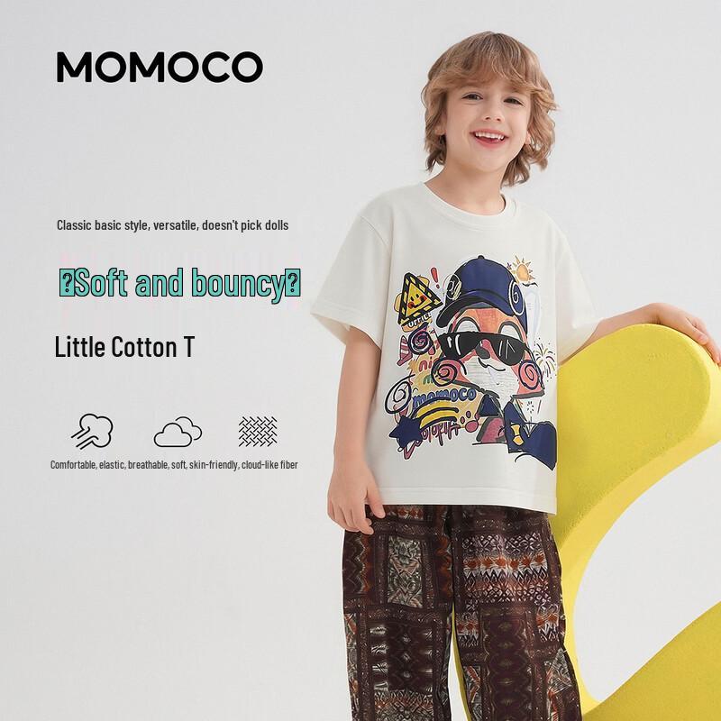 Повседневная летняя футболка для мальчиков MOMOCO 150