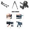 Generic Camera Bipod Aluminum Alloy Compact Support For Outdoor Photography And Telescope Use
