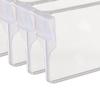 4Pcs Retractable Refrigerator Divider Clip Extendable Fridge Separator Organizer L