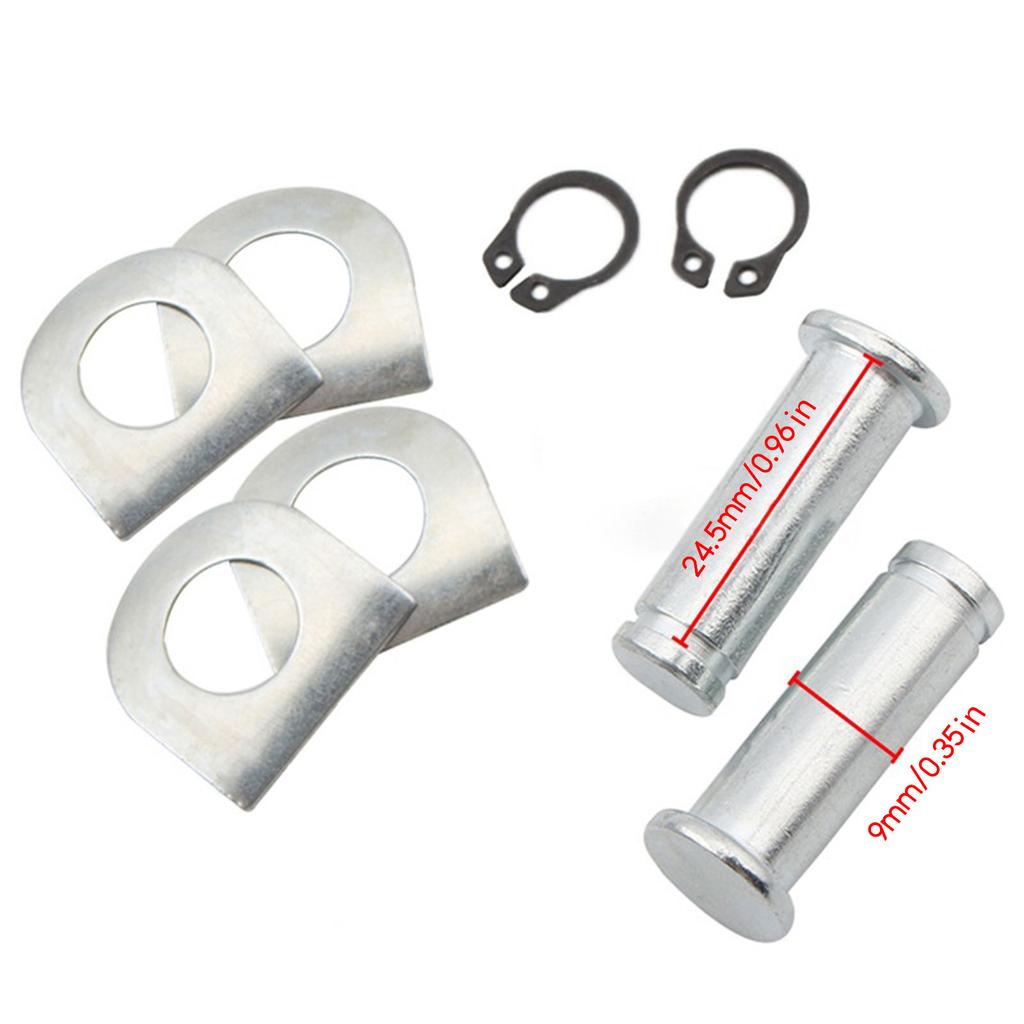 9Pcs Motorcycle Foot Pedal Peg Screw Kit for Dyna Sportster 883 1200 Footrest Pads Bolt Set Motorbike Repair Accessories