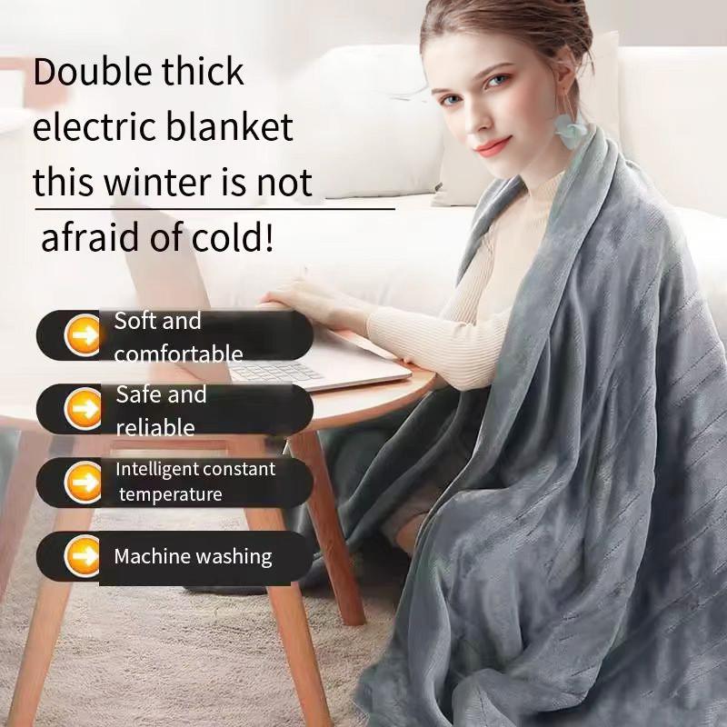 Flannel Heating Cover Blanket Household Detachable Electric Heating Pad Intelligent Temperature Control Electric Blanket