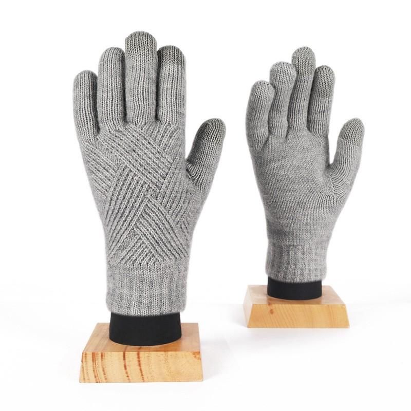Touchscreen Knit Winter Gloves Cycling Outdoor Use Warm Windproof Unisex