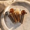 3Pcs Elastic Hair Ties Vintage Women Scrunchie Temperament Telephone Wire Hair Bands  Women