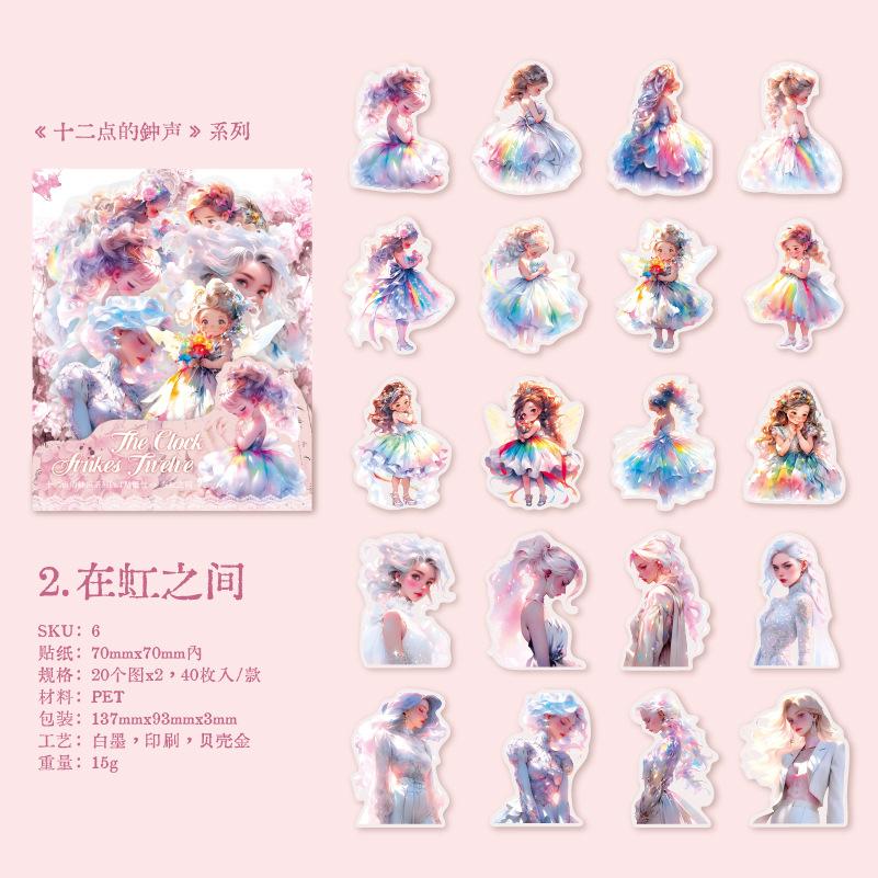 30pcs Retro Girl Angel decorative material background paper Handmade DIY scrapbook craft paper