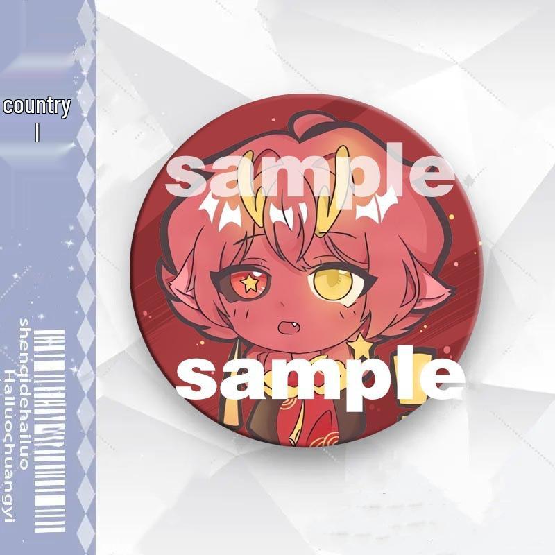 

Country-Themed Laser Badge: Decor, Pin, Collection 58mm laser iron base