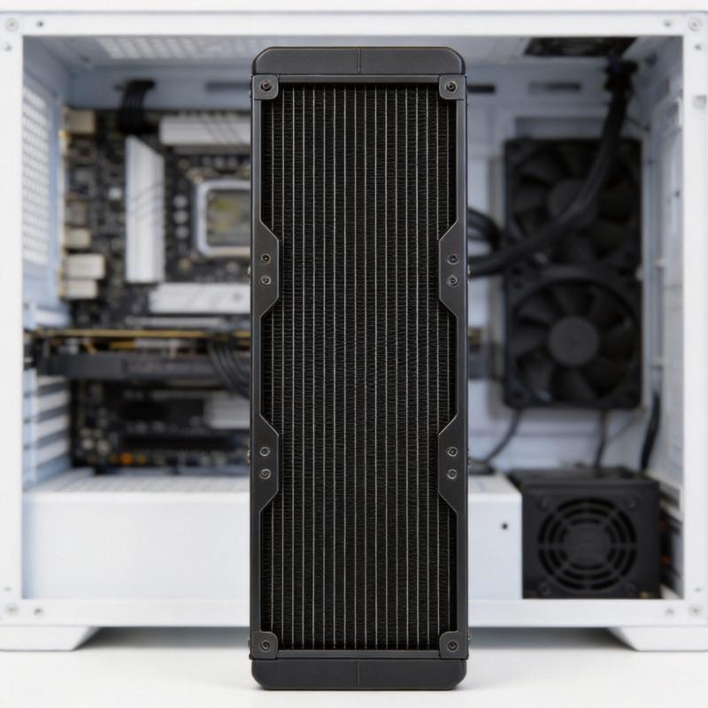 High Efficiency 18 Channel Aluminum Liquid Cooling Radiator Aluminum Heat Exchanger Radiator For Gaming PC and Work