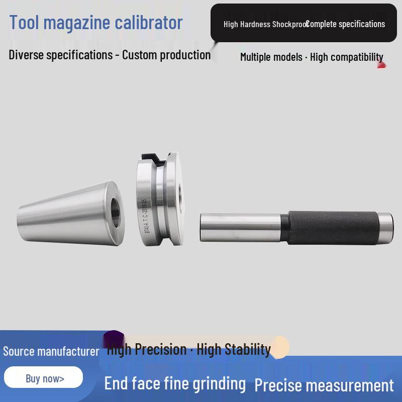 BT40 ATC Three-Piece Tool Presetter Set: HSK63, BT30, JT50 Calibration Setter.
