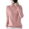 2025 Autumn Winter Women Pullover Long Sleeved Knitted Sweater Standing Collar Autumn Winter Top Sweater Women Sweaters