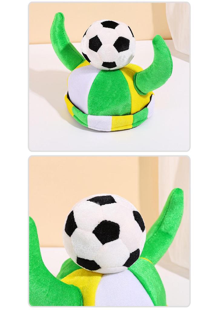 Carnival World Cup Football Bull Head Party Hat for Celebrations and Christmas
