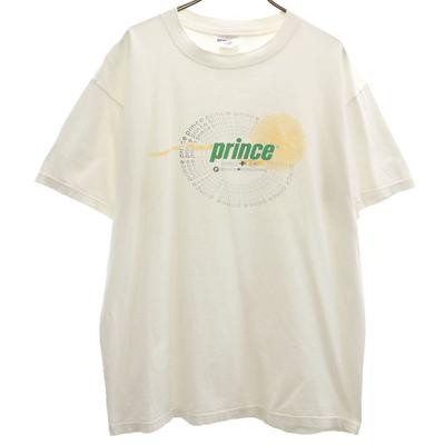 JERZEES Old Short Sleeve T-shirt L Off White Men's Used