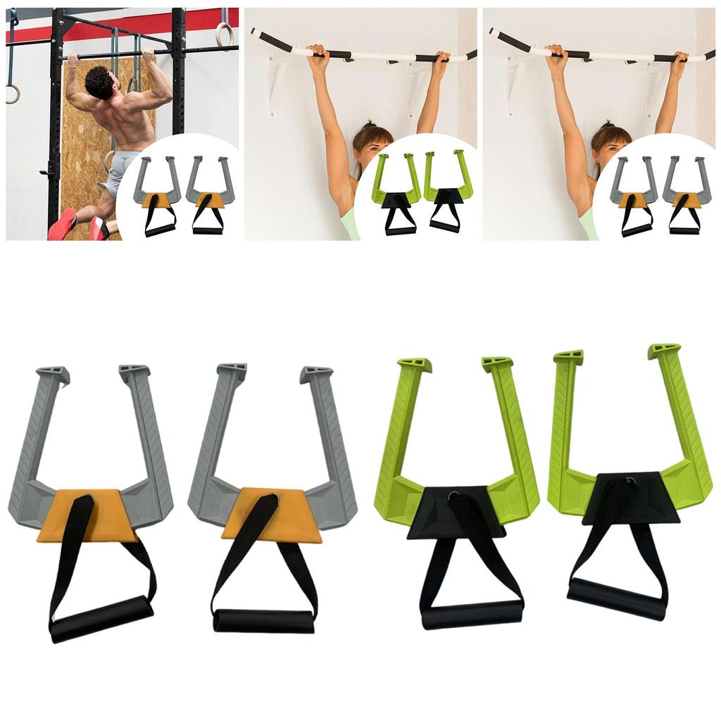 2x Portable Pull up Bar Non Slip Pullup Bar Handles for Hotel Office Workout