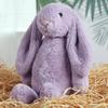 Plush Bunny Toy Huggable Stuffed Rabbit Plushie Simulation Animal Doll Home Living Room Bedroom Decoration Birthday Gift