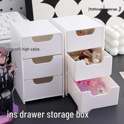 Multifunctional Mini Drawer: Dustproof Storage for Hairpins, Lipstick, Jewelry & Office Supplies